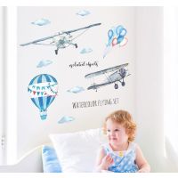 Wallsticker - Planes and Balloons