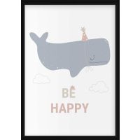 Poster - Sea animals, Be happy