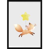 POSTER - Fox cub with star