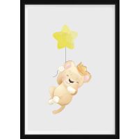 POSTER - Lion cub with star