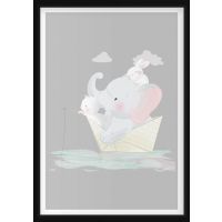 Poster - Elephant and Friends / Fishing