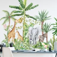 Wallstickers - Watercolor jungle