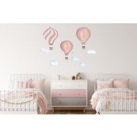 Wallsticker - Fairytale Balloons / Pink