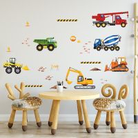 Wallstickers -  Watercolor vehicles 