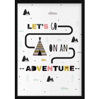 Poster - Let´s go on an adventure