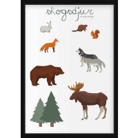 POSTERS - Forest animals