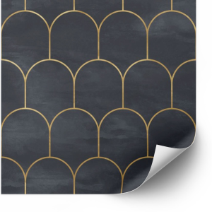  Tiles Sticker -  Brown multipattern / Set of 24