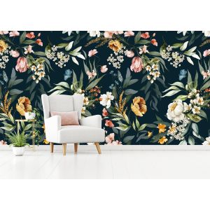 Wall Mural -  Multicolor flowers
