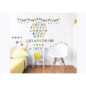 Wallsticker -  ABC Learn with me